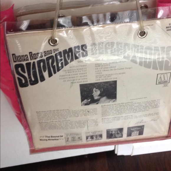 Vintage Diana Ross Vinyl Record Tote Bag - Picture 5 of 7